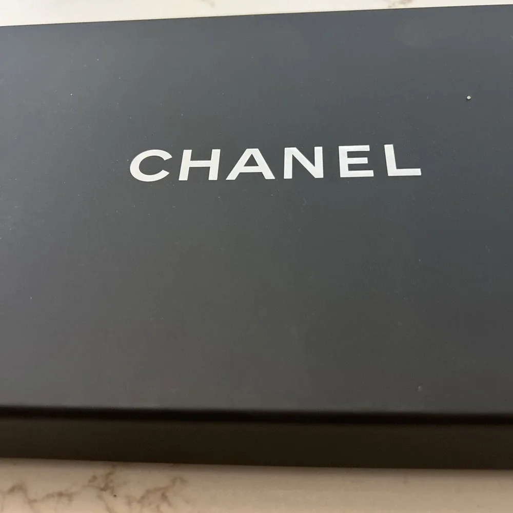 CHANEL Empty Gift Box Storage Black 16